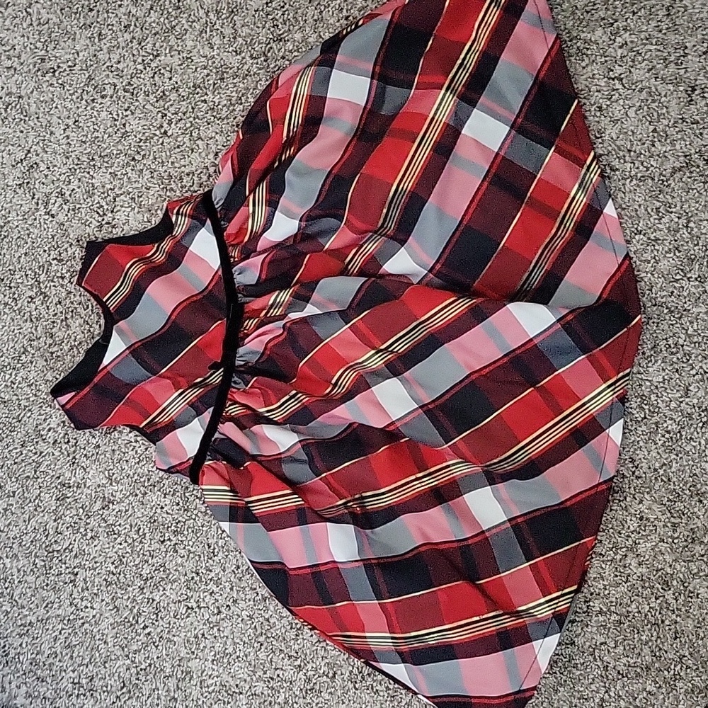 Carters Just One You 12 Month Red and Black Formal Dress